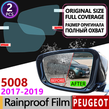 for Peugeot 5008 MK2 2017 2018 2019 2020 5008GT Full Cover Anti Fog Film Rearview Mirror Rainproof Accessories GT SUV GT-Line 2024 - buy cheap
