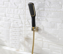 Ducha de mano Shattaf para baño, kit de ducha con pulverizador, soporte dorado y abs, manguera de 1,5 m, BD458 2024 - compra barato