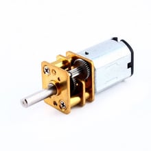 Motor de engranaje de reducción de velocidad con rueda de caja de cambios de Metal, Mini Motor sin escobillas de velocidad, cc 12V 2000RPM N20, 1 ud. 2024 - compra barato