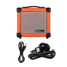 IDEEAUDIO-Amplificador de altavoz para guitarra eléctrica, dispositivo portátil de escritorio, con dos canales ajustables, Combo Amp, color naranja, enchufe británico, MA-1, 10 vatios 2024 - compra barato
