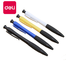 Deli-bolígrafo de plástico prensado, bolígrafo azul de 0,7mm, material de papelería escolar para estudiantes y suministros de oficina, 36 unids/paquete 2024 - compra barato