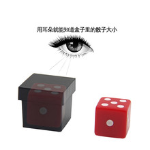 1 Set Perspective Eye Distinguish Color Through Sound Dice Magic Trick Close Up Stage Props Magician Magic Mentalism Easy To Do 2024 - buy cheap