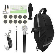 Bike Tool Set Bag Bike Pump Tire Patches Tire Repair Kit Box Bag Multifunctional 16-in-1 Tool Bike Repair Tool Set 2024 - buy cheap