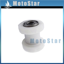 10mm White Chain Roller Pulley Tensioner For Chinese 50cc-250cc Pit Dirt Motor Bike Motorcycle 2024 - buy cheap