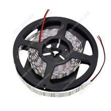 Fita de led 5050 smd branco quente/branco, faixa de luz com 600 leds, 5m, uso em ambientes fechados 2024 - compre barato