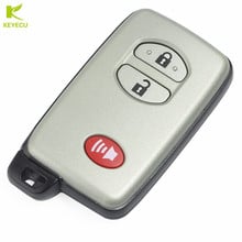 KEYECU BRAND NEW Remote Key Shell For Toyota 4Runner Venza Case Fob 2+1 Button With Insert Small Key Blade 2024 - buy cheap