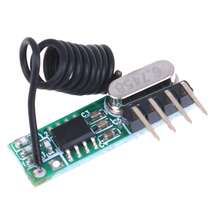 Kit de módulo transmisor y receptor inalámbrico RF de 433Mhz, Kit de bricolaje para Arduino Raspberry Pi /ARM/MCU WL, 2,0 V-5,5 V, 433MHZ 2024 - compra barato