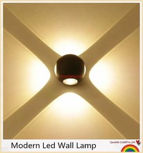 Moderna lámpara de pared led de 12 W, lámpara de pared de cuerpo de aluminio para dormitorio, iluminación del hogar, luminaria, lámpara de baño, aplique de pared 2024 - compra barato