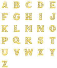 Wholesale 20PCS/lot Gold Color Alphabet Letters Choose From N To Z Floating Locket Charms Fit For Memory Locket 2024 - buy cheap