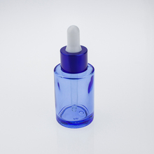 100pcs blue glass 30ml cosmetic dropper bottle, blue 30ml glass bottle with dropper , wholesale 30ml glass dropper bottle 2024 - buy cheap