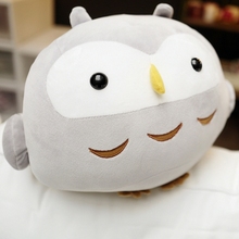 Plush Soft Owl Toy Pillow 30/35 cm Stuffed Animal Plump Owl Toy for Children's Day Gift Or Bedroom Decoration  Bed Toy 2024 - buy cheap