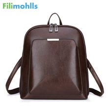 Fashion Women Backpack High Quality Youth Leather Backpacks for Teenage Girls Female School Shoulder Bag Daily Bagpack S1717 2024 - buy cheap