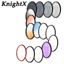 KnightX-filtro de lente polarizado para Nikon, kit de lentes de cámara polarizadas con gradiente, para Nikon, Canon, 49mm, 52mm, 55mm, 58mm, 67mm, 77mm, FLD, UV, CPL 2024 - compra barato