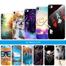 Phone Case For Meizu U10 Transparent Soft Silicone For Meilan U10s TPU Design Back Cover for Meizu U10 Transparent Shell Coque 2024 - buy cheap