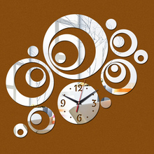 time-limited diy wall stickers clock home decoration design quartz needle acrylic mirror clocks modern 2024 - buy cheap