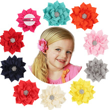 1 Piece MAYA STEPAN Children Flower Multi-layered Rhinestone Hair Clips Accessories Baby Newborn Headwear Barrettes 2024 - buy cheap