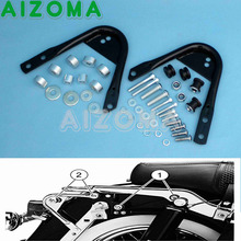 Destacável Dois Up Motoecycle Bagageiro Docking Kit de Hardware Para Harley Touring Road King Glide Estrada Street Glide 1997- 2008 2024 - compre barato