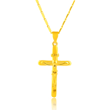 pure gold color women's necklace jewelry,24k Gold GP 1.7cmx3.3cm pendant necklace,fashion pendant with 2mm chain necklace 2024 - buy cheap