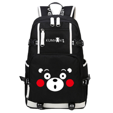 Kumamon Backpack Cosplay cute bear Canvas Bag Schoolbag Travel Bags 2024 - buy cheap