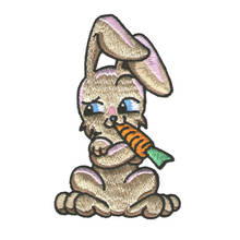 Cartoon Animal Patches For Clothing Iron On Transfer T Shirt rabbit Patch Stickers Badges For Clothes Embroidery Applique 2024 - buy cheap