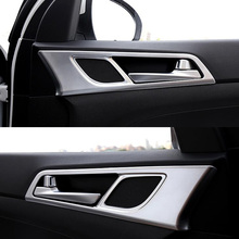 4Pcs/set Car Interior Door Handle Bowl Sequins Trim Frame Styling Sticker For Hyundai Tucson 2015 Auto Accessory 2024 - buy cheap