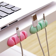 Durable Magnetic Cable Clip USB Cable Organizer Clamp Desktop Workstation Wire Cord Management Cable Winder 30AP0 2024 - buy cheap