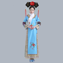 Disfraz de infantería tradicional china para mujer, traje de la antigua Infancia, traje de Dande Peri, bata teatral, vestido de la emperatriz Qing, YZT081903 2024 - compra barato