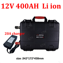 Batería de iones de litio de 12V, 400AH, 12v, 400ah, 2400W, inversor, caravana, camping, fuente de alimentación de mercado + cargador de 20A 2024 - compra barato