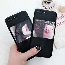 Funny Cartoon Pattern Phone Case For iphone X XR XS Max Case For iphone 6s 7 8 plus 11 Pro Max Soft Cover Cute Couple Cases 2024 - buy cheap