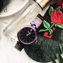 Designer Simple Women Noble Purple Bracelet Watches Vintage Fashion Anti Fading Full Steel Watch Quartz Analog Wrist watch 3Bars 2024 - buy cheap