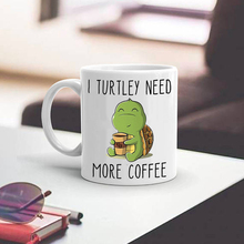 Cartoon tortoise Mug Creative 350ml coffee Mugs moring milk tea mug cup christmas gift mug 2024 - buy cheap