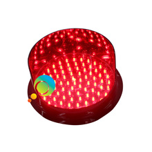 Luz LED roja de alta calidad para decoración, lámpara de señal de tráfico de 200mm, 12V de CC o 24V de CC, color Rojo 2024 - compra barato