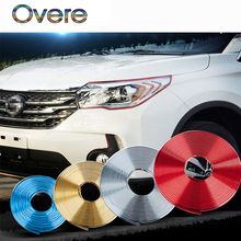 Overe-adesivo de decoração automotiva, faixa de guarnição, estilo para peugeot 508, 308, 206, 307, 207, citroen c4, c5, opel astra j h, insignia 2024 - compre barato