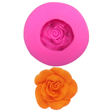 Forma de silicone para doces, molde de flores de rosa 3d para fondant, bolo, sabão, pastelaria, confeitaria, cupcake, artesanato, chocolate, argila, ferramenta de decoração de cozinha 2024 - compre barato