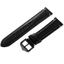 22mm Leather Black/brown Watchband For Fossil Watch Strap Quick Release Watch Band Replacement Watch Strap Watch Accessories 2024 - buy cheap