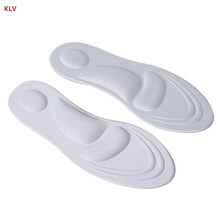 KLV 4D Sport Sponge Soft High Heel Shoes Insoles Arch Support Orthotic Massage Pain Relief Insert Cushion Pads 2024 - buy cheap