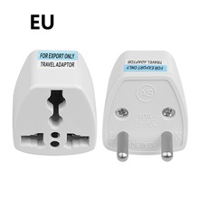 Adaptador de enchufe Universal, adaptador de corriente de conversión, adaptador de viaje de tres Pines, enchufe US/UK/EU/AU 2024 - compra barato