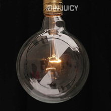 Bombilla de bola G95 E27 Vintage Edison, luz transparente de 40W, retro, para bar, cafetería, tienda, Bar, tienda, sala de estar, decoración del Club, 4 Uds. 2024 - compra barato
