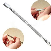 1pc Stainless Steel Cuticle Nail Pusher Spoon Remover Manicure Pedicure Care Sets Cuticle Pushers 2024 - buy cheap