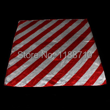 Zebra Silk (red and white)  60x60cm  - Silk and Cane Magic  / Magic Trick, Gimmick, Props 2024 - buy cheap