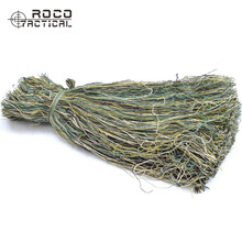 ROCOTACTICAL синтетическая Ghillie нить, пряжа из мешковины для Ghillie костюма Ghillie, Пейнтбольный Камуфляжный комплект, Синтетическая нить, 1 пакетов/лот 2024 - купить недорого