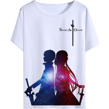 Sword Art Online Yuki Asuna T-Shirts Men Women Tshirts Short Sleeve Tops SAO Kirito Kirigaya Kazuto Funny Summer Tees 2024 - buy cheap