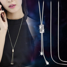 Delicate Tassel Long Necklaces & Pendants For Women Fashion Jewelry Simple Necklace Sweater Dress Accessories All Match 2024 - buy cheap