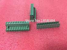100 peças bloco de terminais de parafuso com plug-in rohs 2edg 10pin 5.08mm 2024 - compre barato
