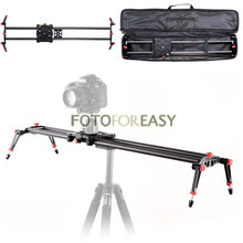 Professional Portable Commlite 120cm/48" Sliding-pad Video Camera Track Slider Dolly Stabilizer System for DSLR Camcorders 2024 - buy cheap