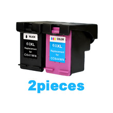 2pcs For HP60 XiongCai Compatible ink cartridges For HP 60 XL Deskjet F2480 D2545 F4480 ENVY120 C4650 C4680 printer cartridge 2024 - buy cheap