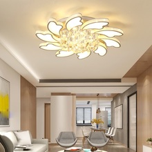 Heart-shaped LED ceiling light Residential living room bedroom study dining room ceiling lamp Business & office lighting 2024 - buy cheap