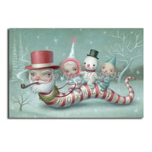 Mark ryden pôster de parede de santa fé, arte decorativa com tela, pôster e pintura decorativa para o quarto, escritório, arte de decoração para casa 2024 - compre barato