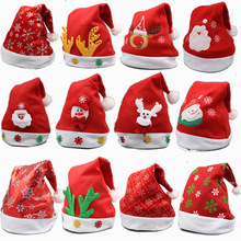 Enfeites de natal halloween comum chapéus de natal santa fé bonés para o natal festas ds29 2024 - compre barato