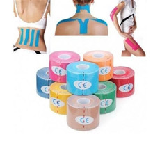 1 Roll 5mx5cm Slimming Tape Cotton Elastic Adhesive Muscle Bandage Strain Injury Support Neuromuscular Hot 2024 - buy cheap